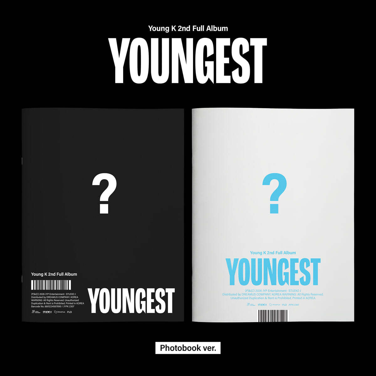 Young K – 2nd Full Album [YOUNGEST] (Photobook Ver.) (Random)