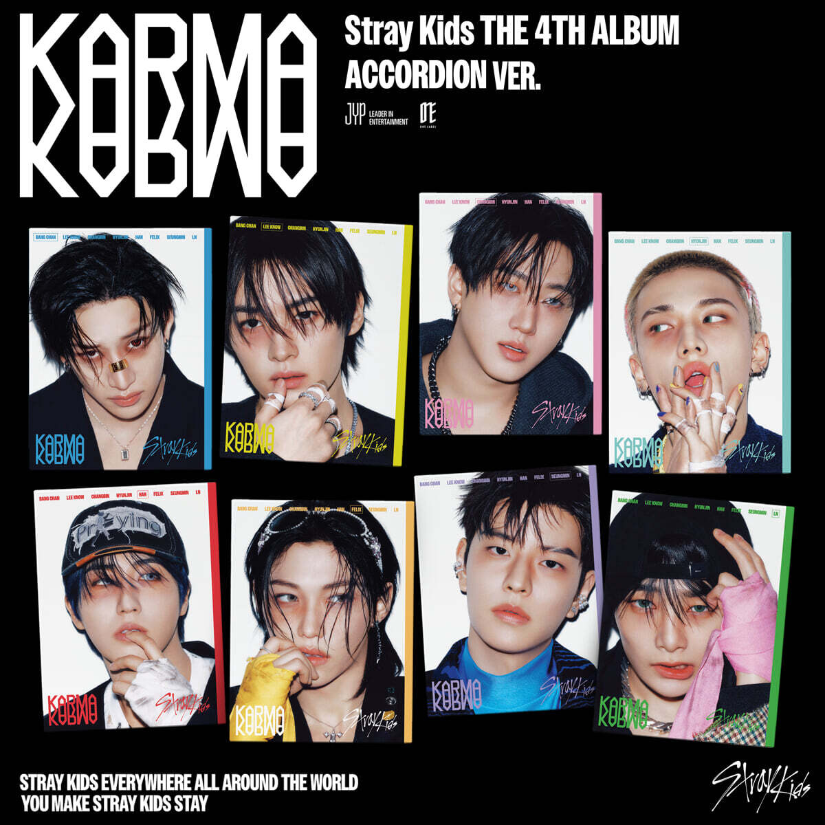 Stray Kids - 4th Album [KARMA] (ACCORDION Ver.) (Random)