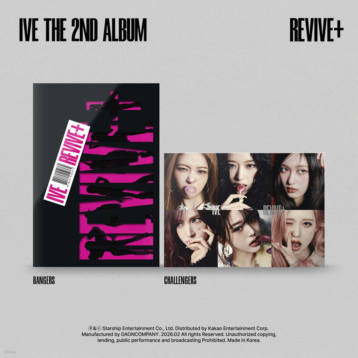 IVE – THE 2ND ALBUM [REVIVE+] (BANGERS Ver./ CHALLENGERS Ver.) (Random)