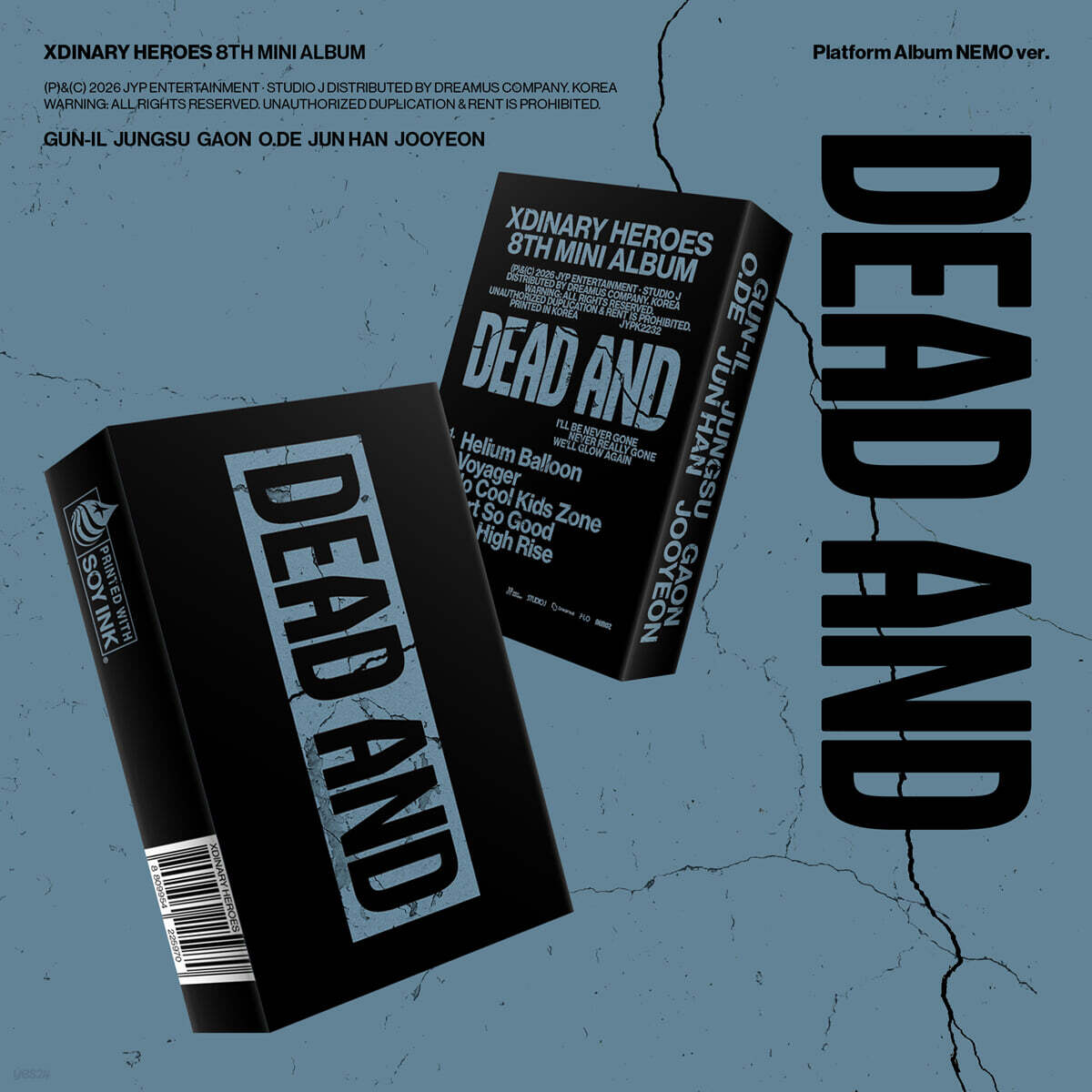 Xdinary Heroes – 8th Mini Album [DEAD AND] (Platform Album NEMO Ver.)