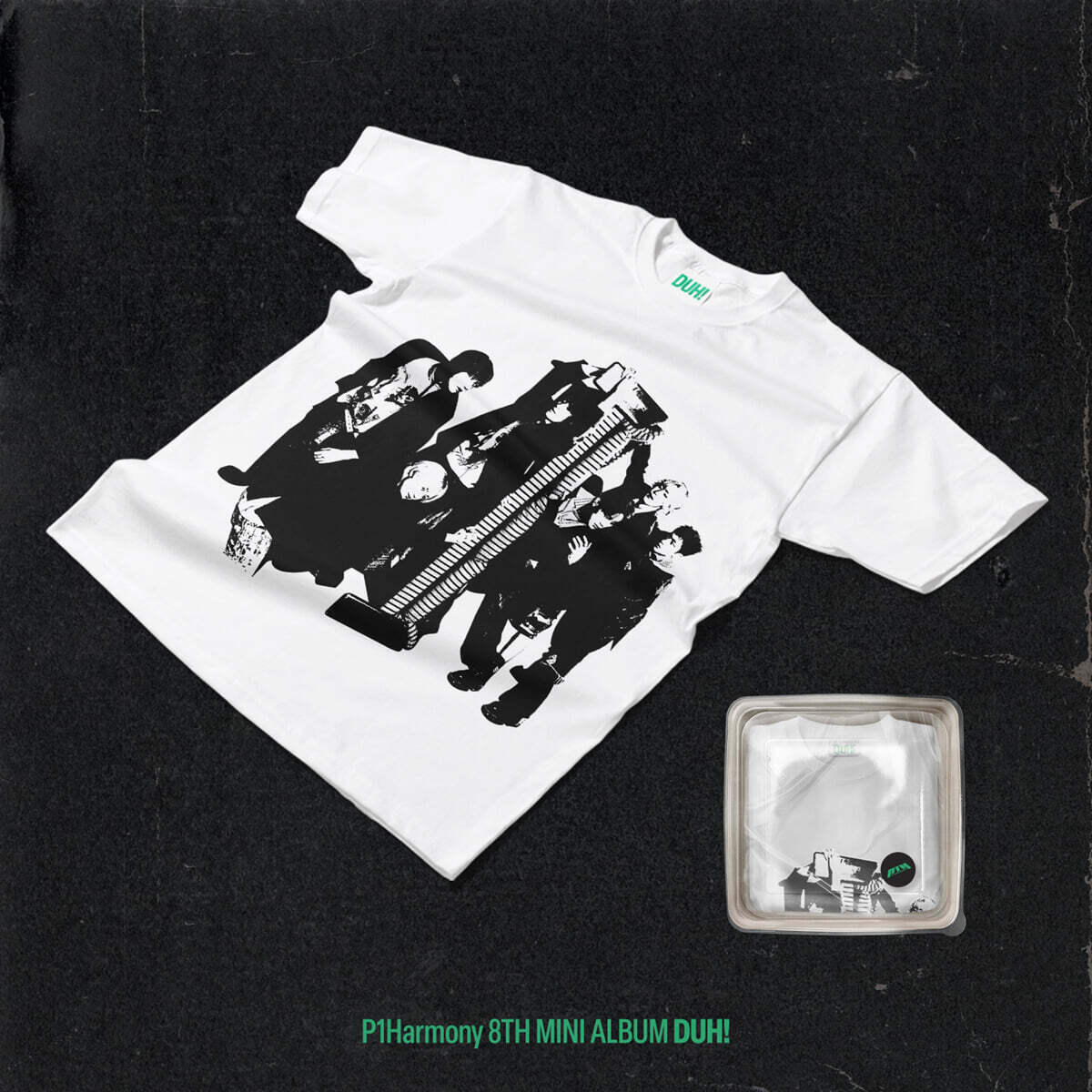 P1Harmony 8th Mini Album – DUH! (Plain White T Ver.) (Limited Edition)