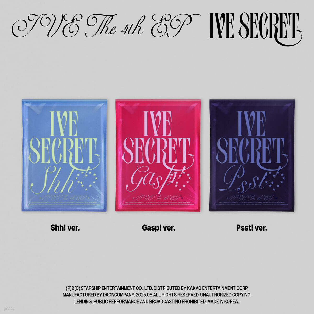 IVE THE 4th EP – IVE SECRET (Random)