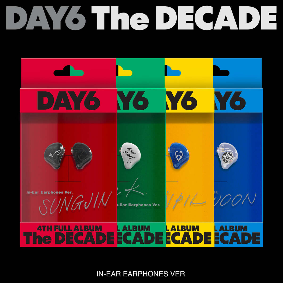 DAY6 – 4th Full Album [The DECADE] (In-Ear Earphones Ver.) (Random)