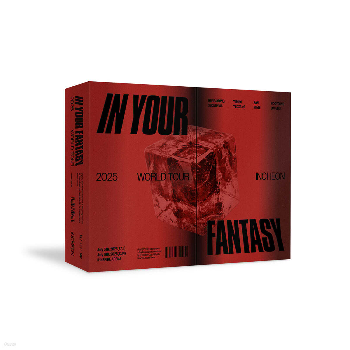 ATEEZ – 2025 WORLD TOUR [IN YOUR FANTASY] INCHEON DVD