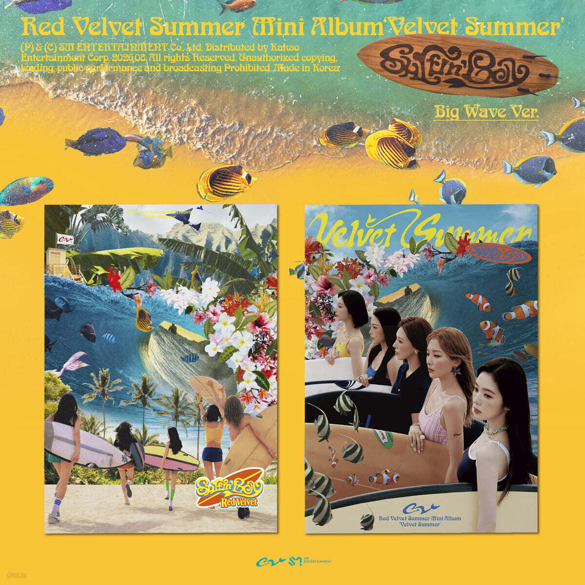 Red Velvet – Summer Mini Album [Velvet Summer] (Big Wave Ver.) (Random)