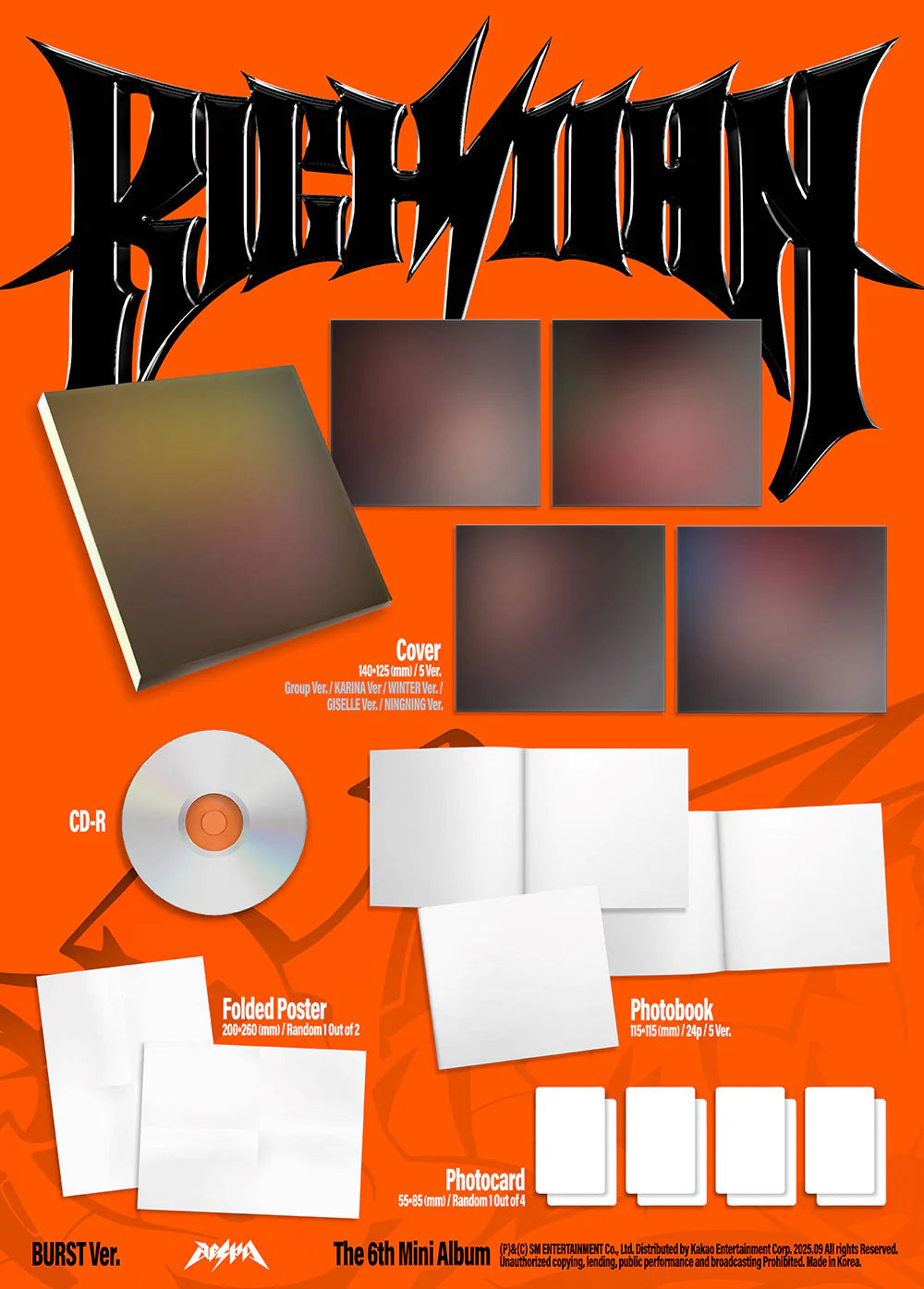 aespa The 6th Mini Album – Rich Man (BURST Ver.) (Random)