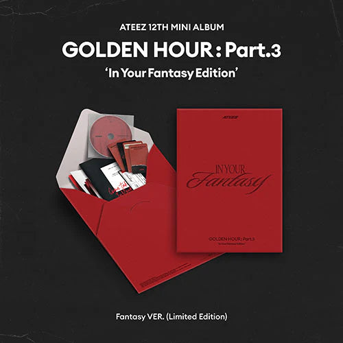 ATEEZ 12TH MINI ALBUM – GOLDEN HOUR : Part.3 (Fantasy Ver.) (Limited Edition)