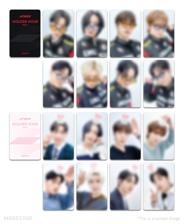 ATEEZ GOLDEN HOUR Part.1 Makestar Luckydraw
