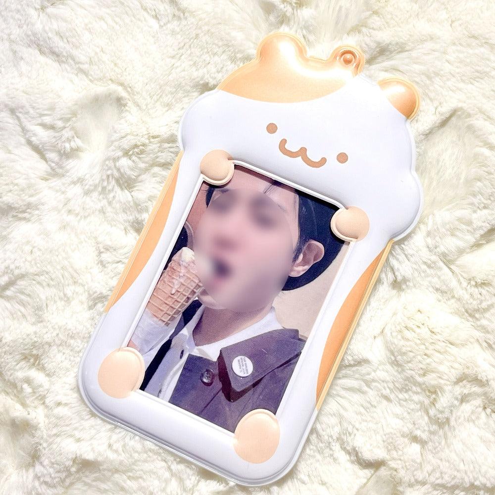 Orange Hamster Photocard Holder - KKANG