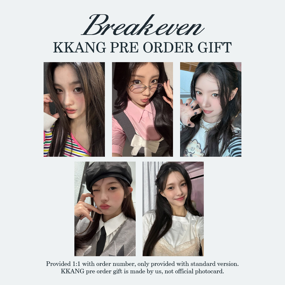ILLIT – 5th Mini Album ‘BREAK EVEN’ (Random) + KKANG Gift