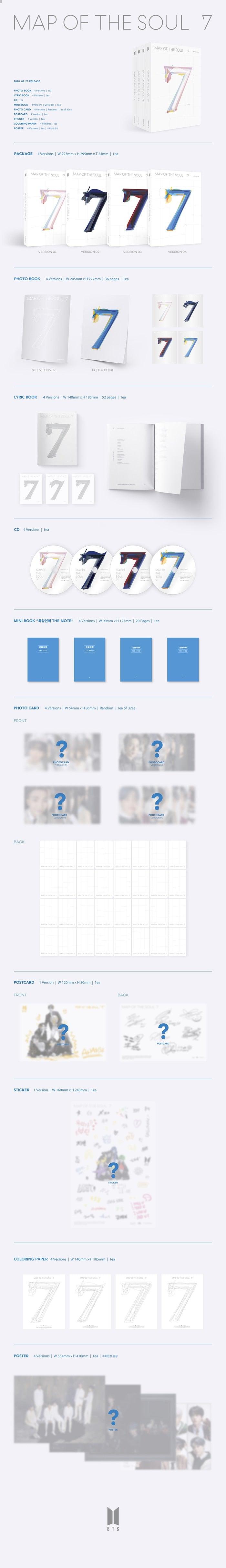 BTS – MAP OF THE SOUL : 7 (Random)﻿ - KKANG