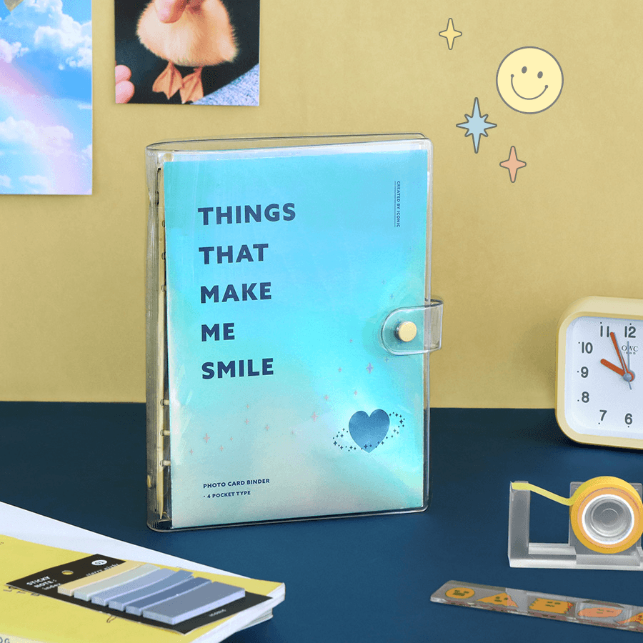 Iconic Photocard Hologram Binder + 30 Sheets - KKANG