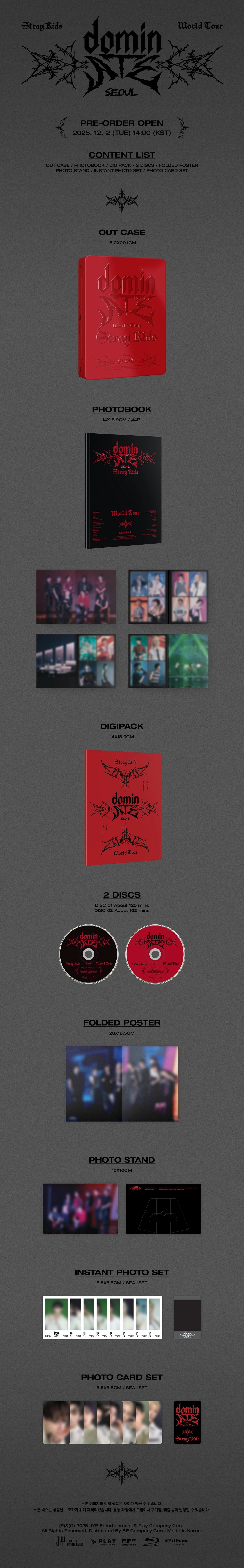 Stray Kids – World Tour [dominATE SEOUL] Blu-ray + POB