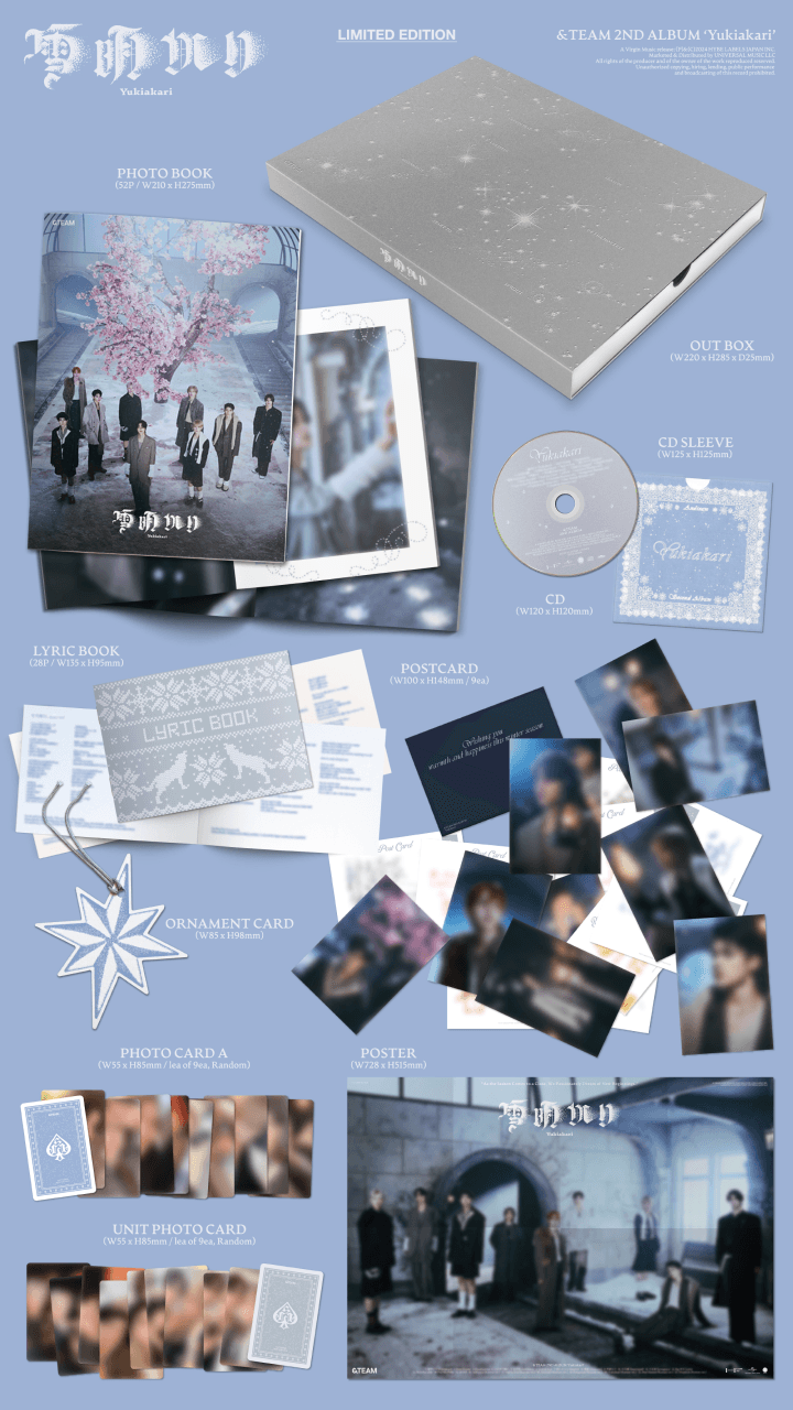 &TEAM 2nd ALBUM – Yukiakari (LIMITED EDITION) + Weverse Fansign Gift