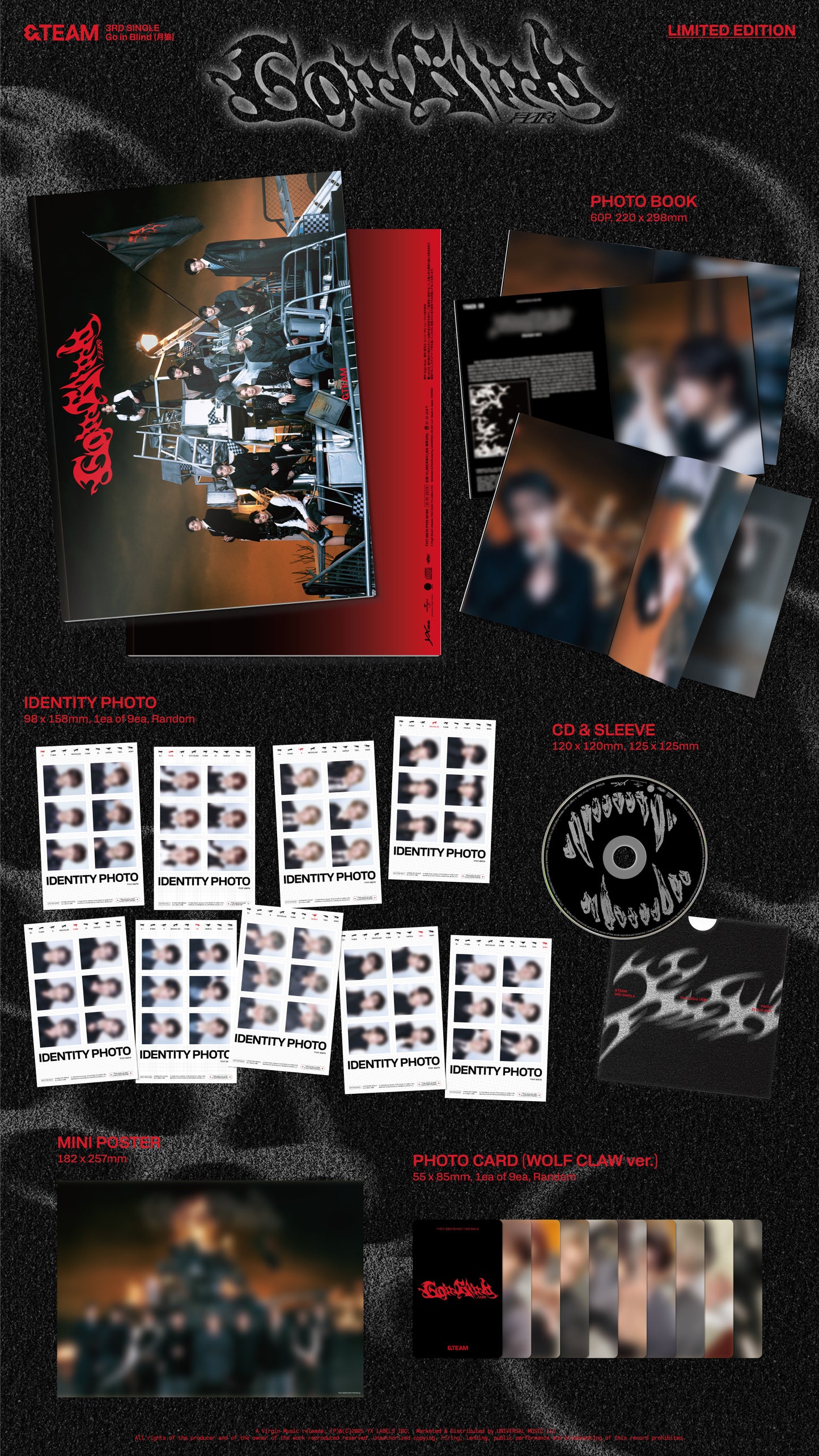 &TEAM 3rd SINGLE – Go in Blind (LIMITED EDITION)