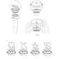aespa OFFICIAL LIGHTSTICK + Official Photocard