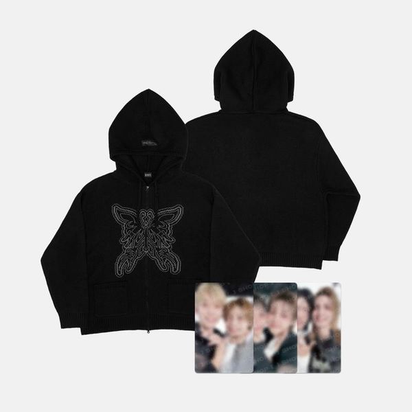 Xdinary Heroes KNIT HOOD ZIP-UP - Beautiful Mind FINALE