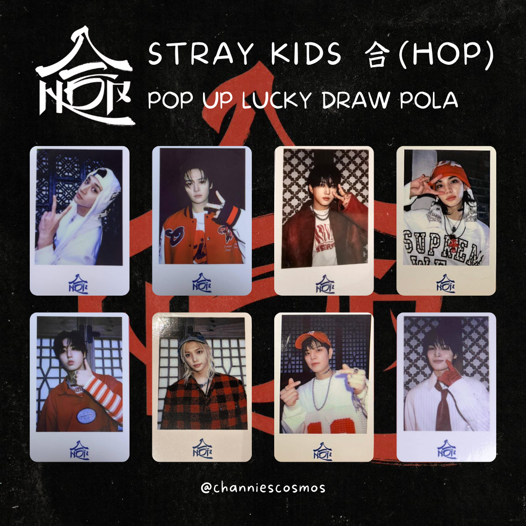 [Stray Kids HOP POP-UP STORE] LUCKYDRAW POLAROID