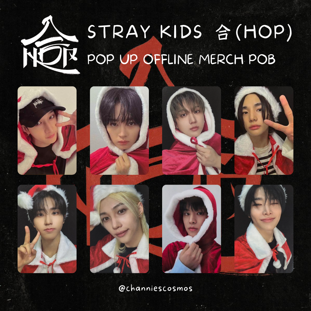 [Stray Kids HOP POP-UP STORE] OFFLINE MERCH 30K BENEFIT PHOTOCARD