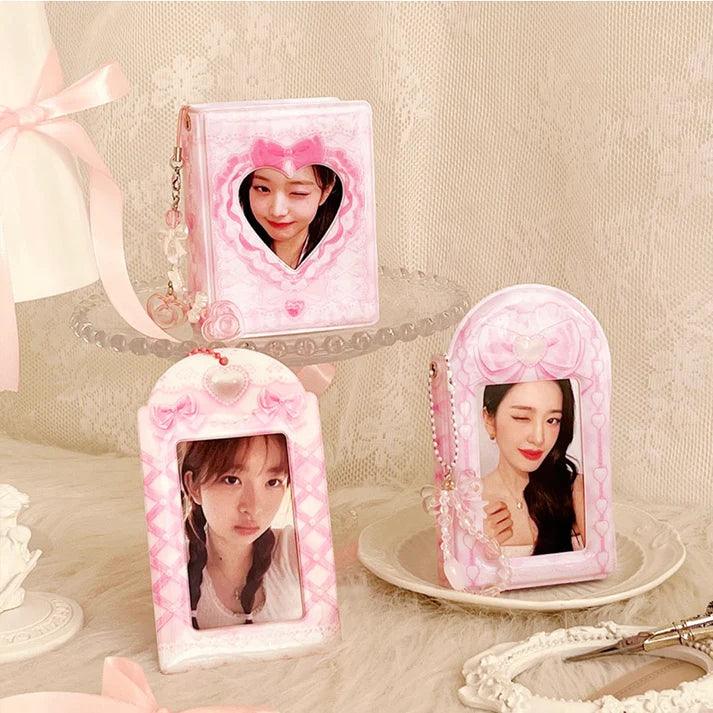 Ourmotif Pink Lace Photocard Holder / Collect Book
