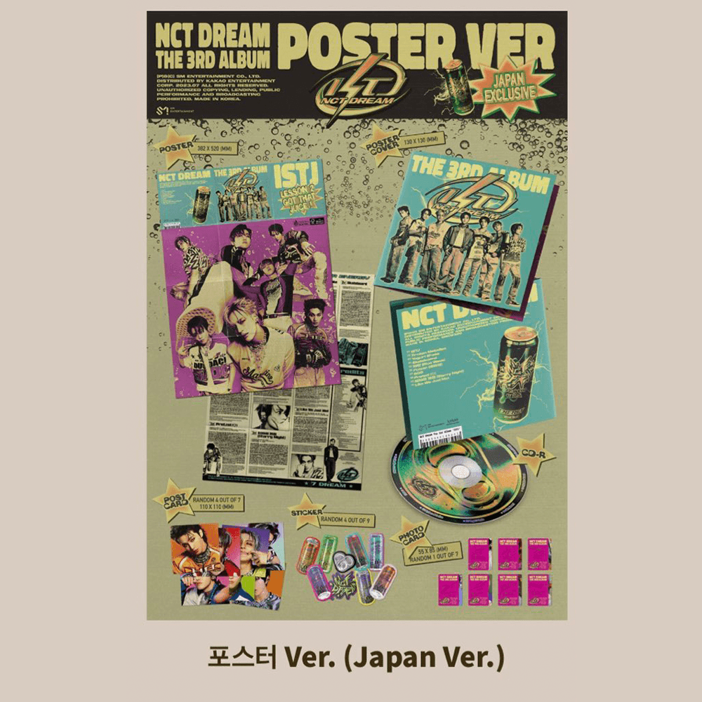 NCT DREAM Album Vol. 3 - ISTJ (Poster Ver.) (Japan Exclusive ver.) - KKANG