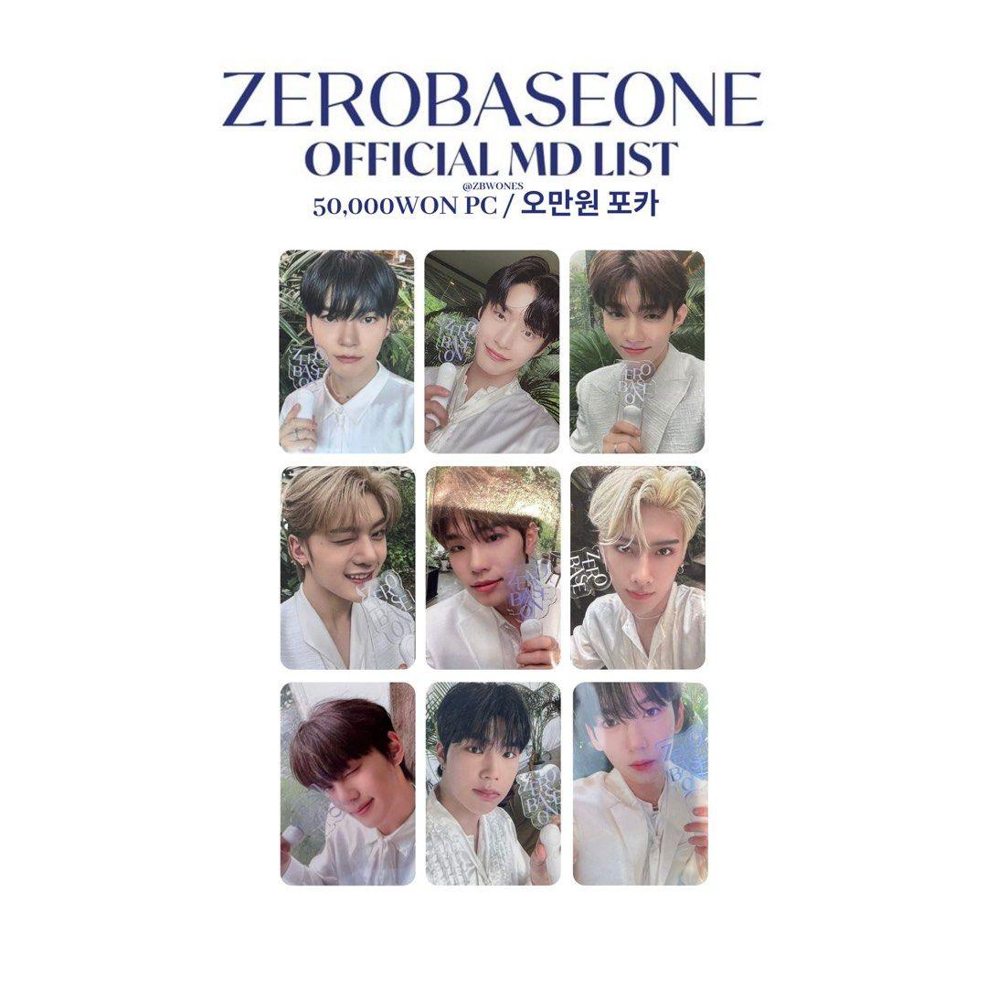 [ZEROBASEONE FAN CON] Pre Order Benefit Selfie Photocard - KKANG