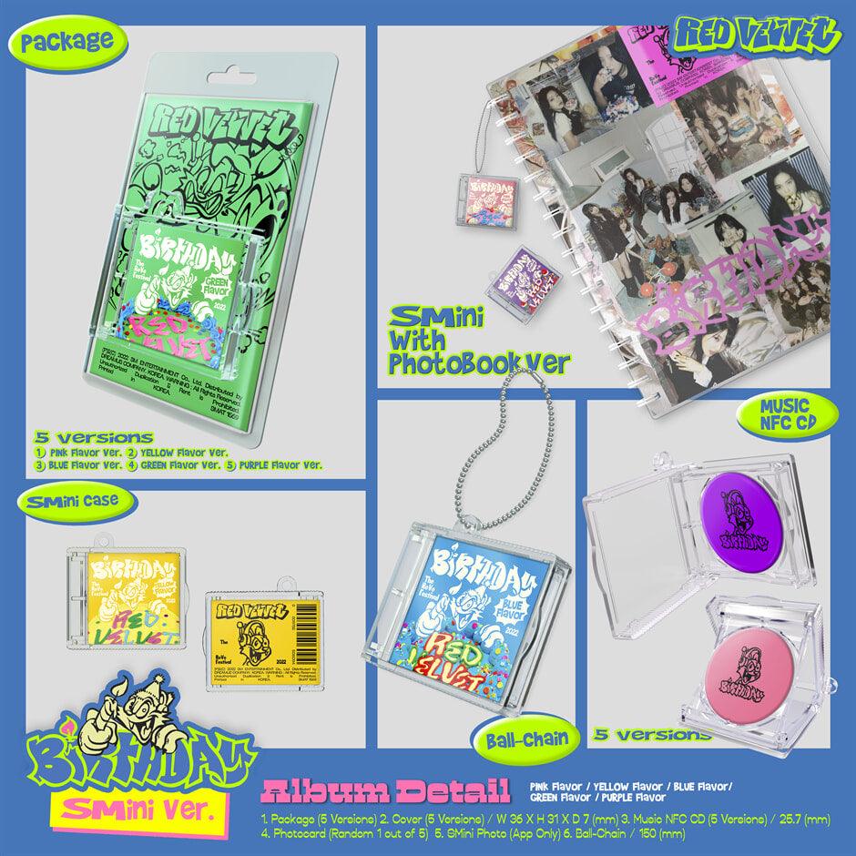 Red Velvet Mini Album - The ReVe Festival 2022 [Birthday] (SMini Ver. RANDOM) - KKANG