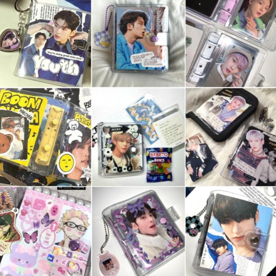 Glitter 3 Ring Binder (30 Sheet + Special Gifts Set) - KKANG