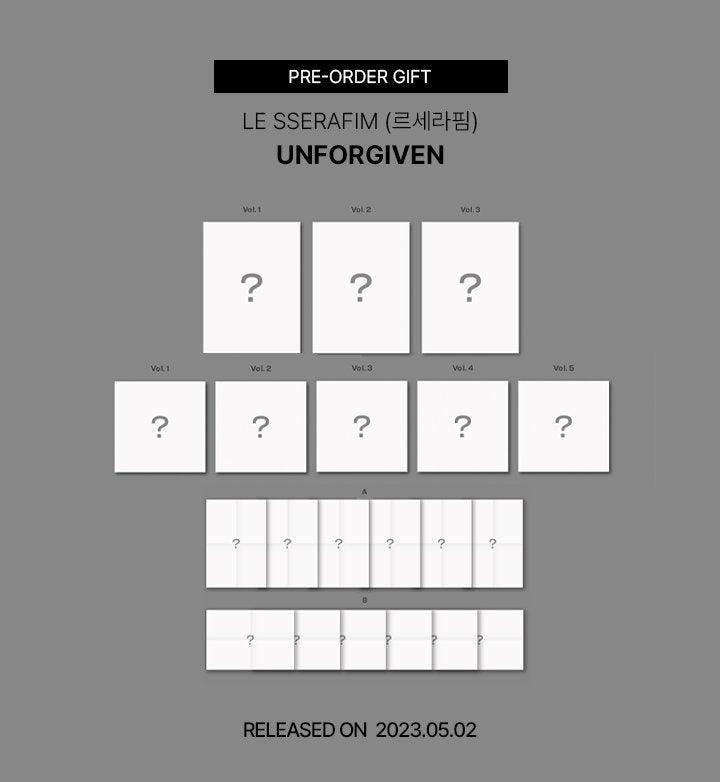 LE SSERAFIM 1st Studio Album - UNFORGIVEN [Pre Order Benefits] - KKANG
