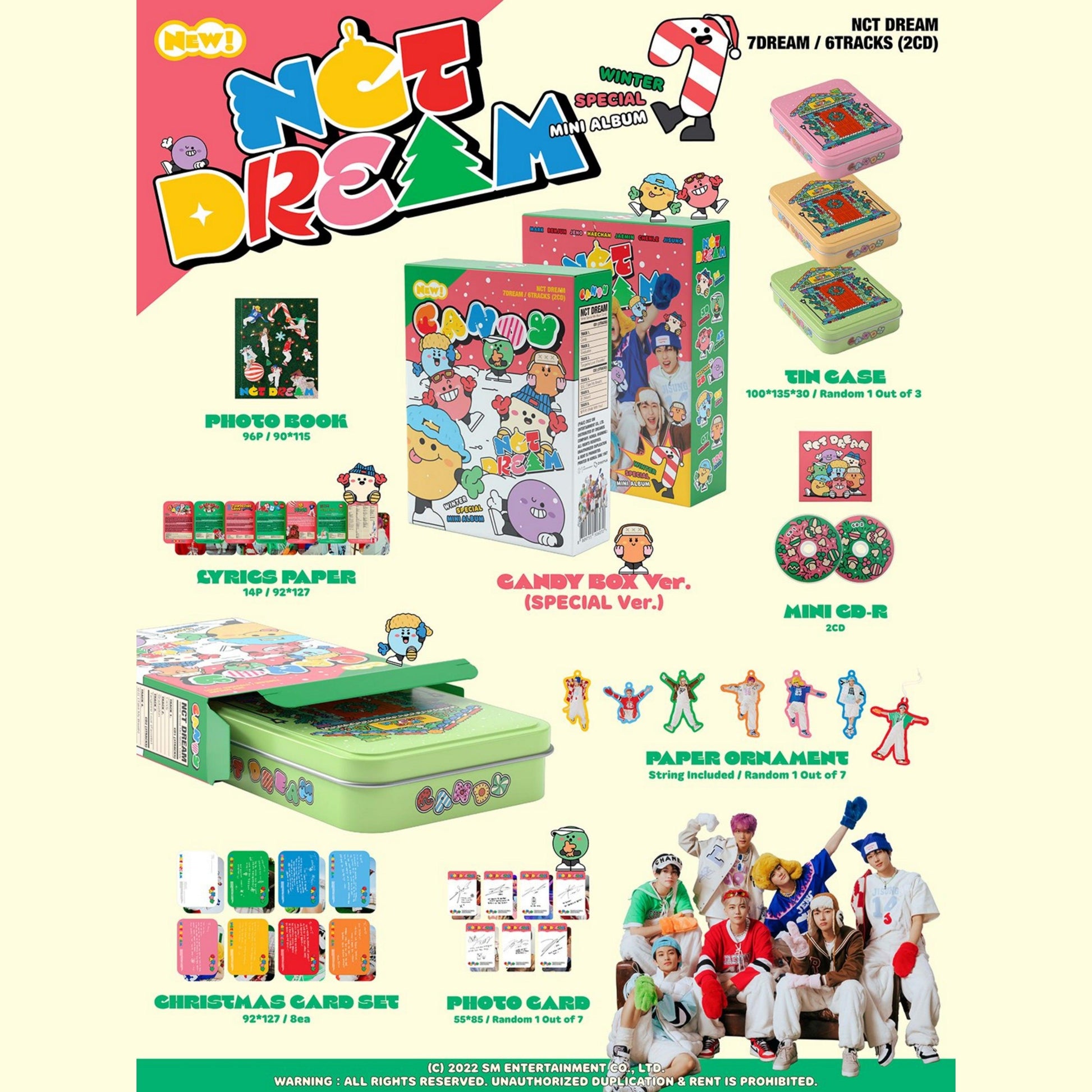 NCT DREAM Winter Special Mini Album - Candy (Special Ver.) (First Press Limited Edition) - KKANG