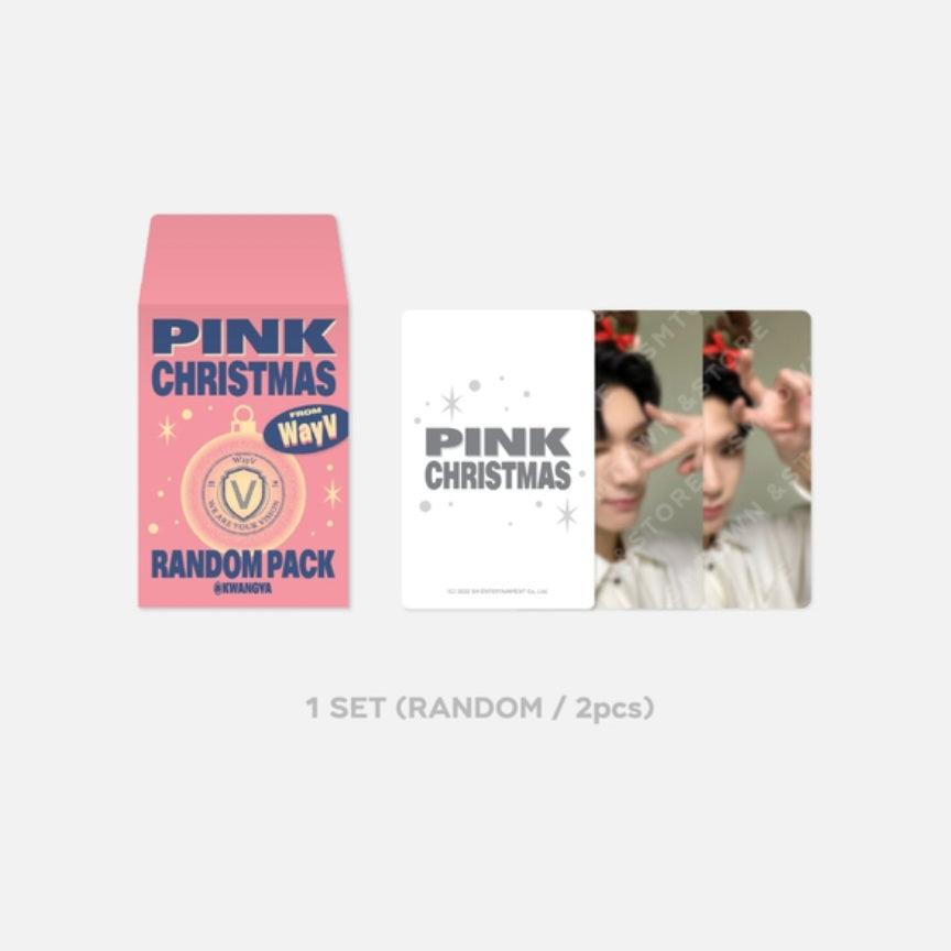 2022 PINK CHRISTMAS WAYV TRADING CARD - KKANG