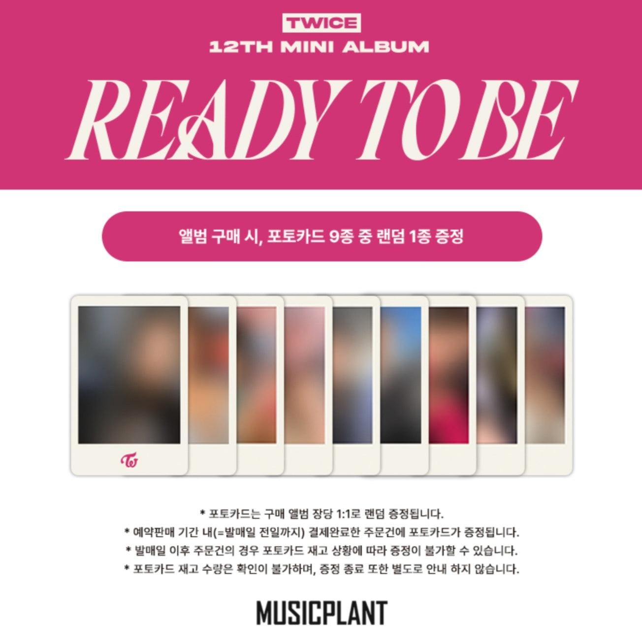 TWICE - READY TO BE (SITE BENEFIT PHOTOCARD) - KKANG