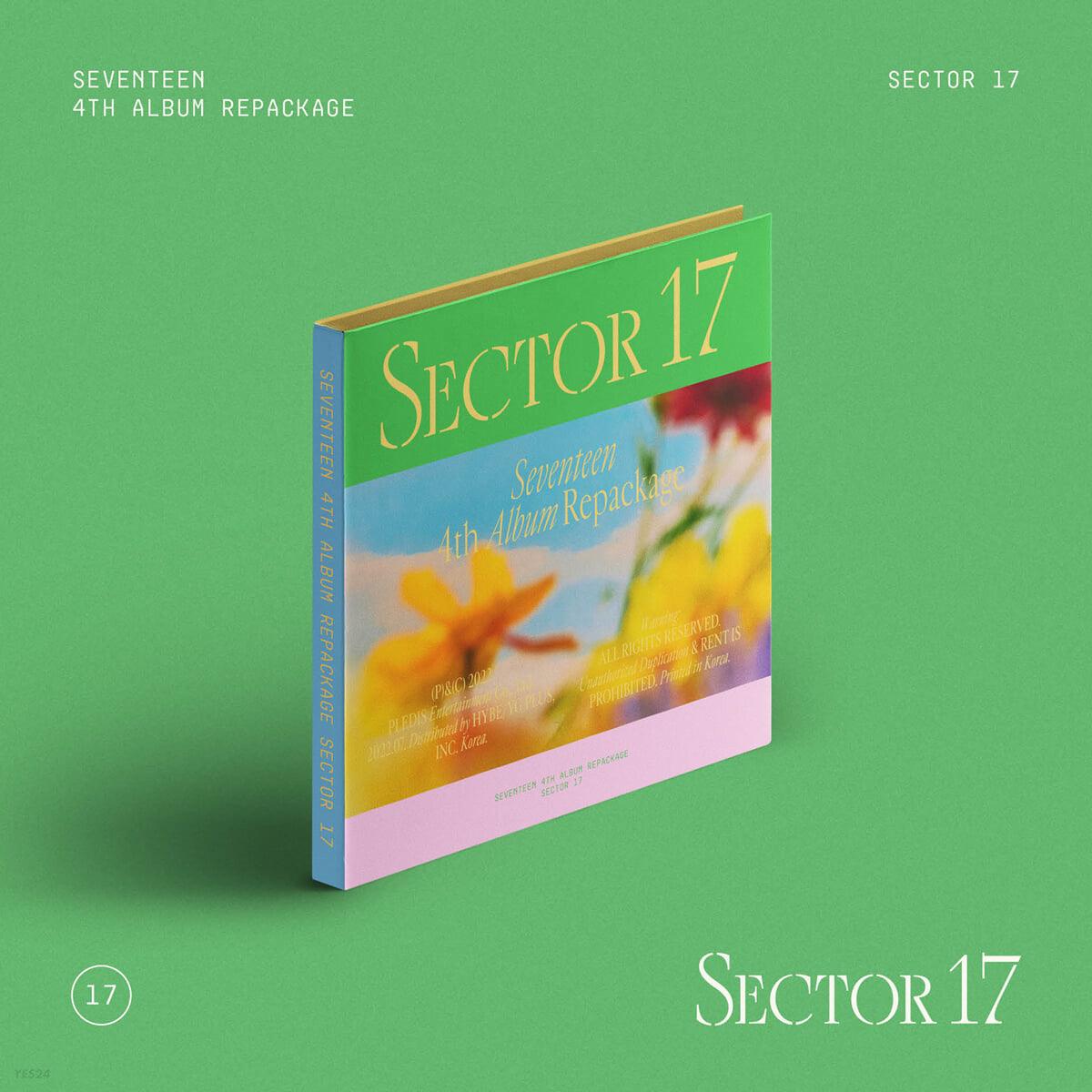 Seventeen Album Vol. 4 (Repackage) - SECTOR 17 (COMPACT Ver.) (Random 14 ver) - KKANG