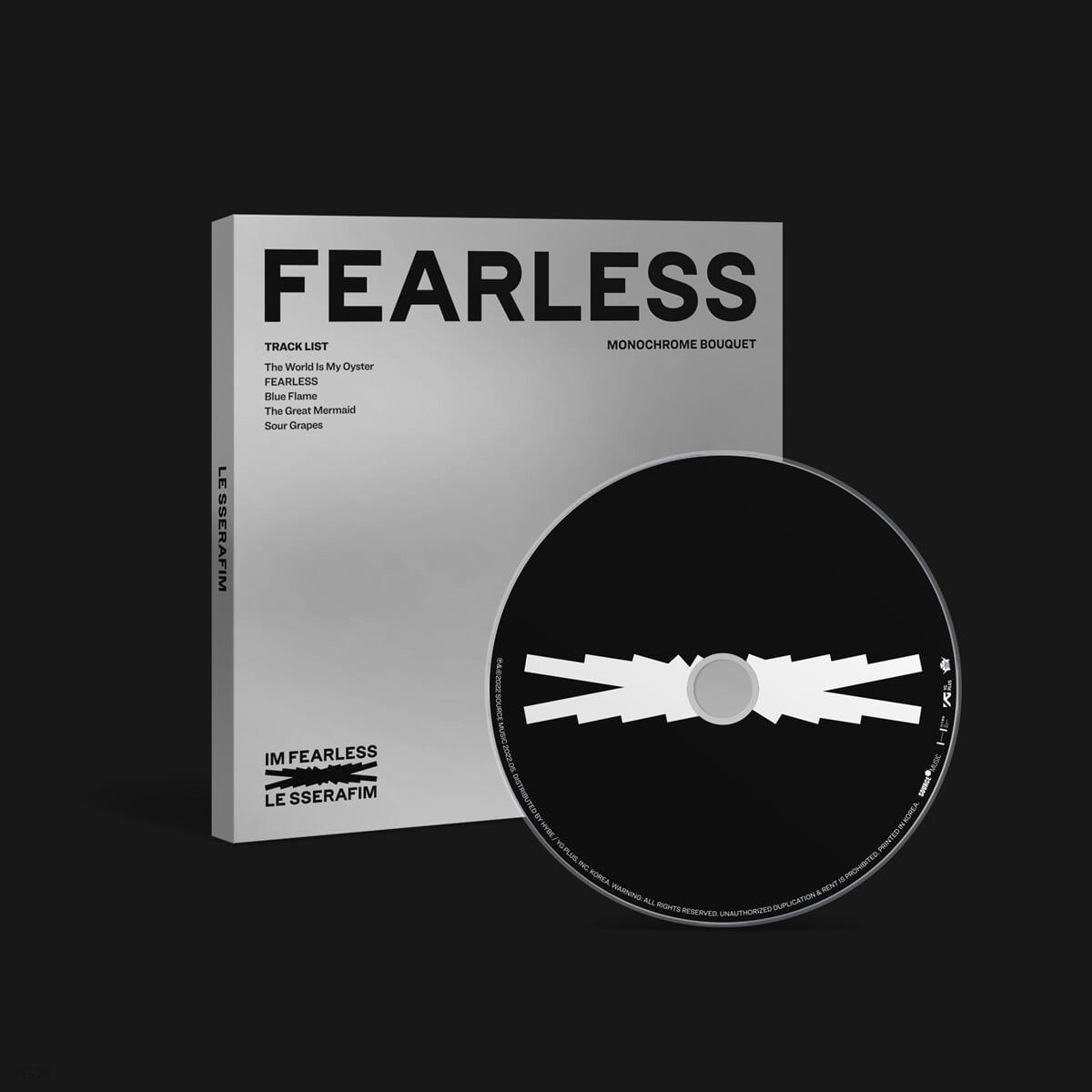LE SSERAFIM - 1st Mini Album ‘FEARLESS’ [Monochrome Bouquet ver.] - KKANG