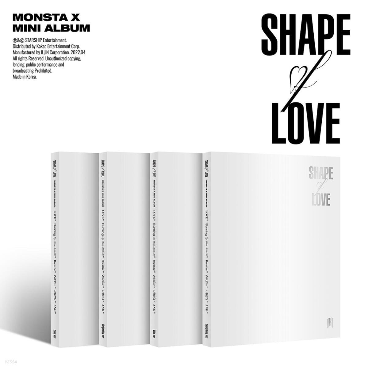 MONSTA X 11th Mini Album - SHAPE of LOVE (Random) - KKANG