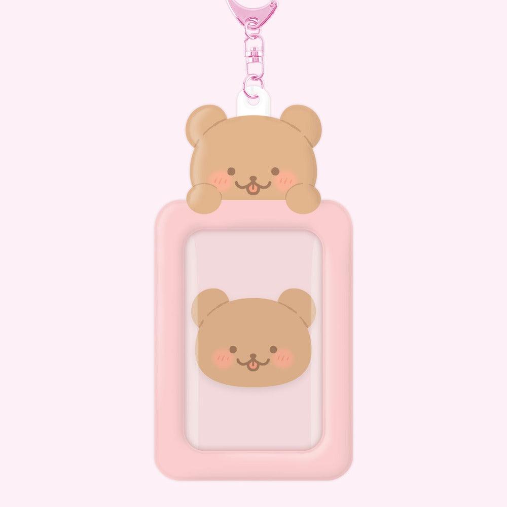 Bear Photocard Holder Keyring - KKANG