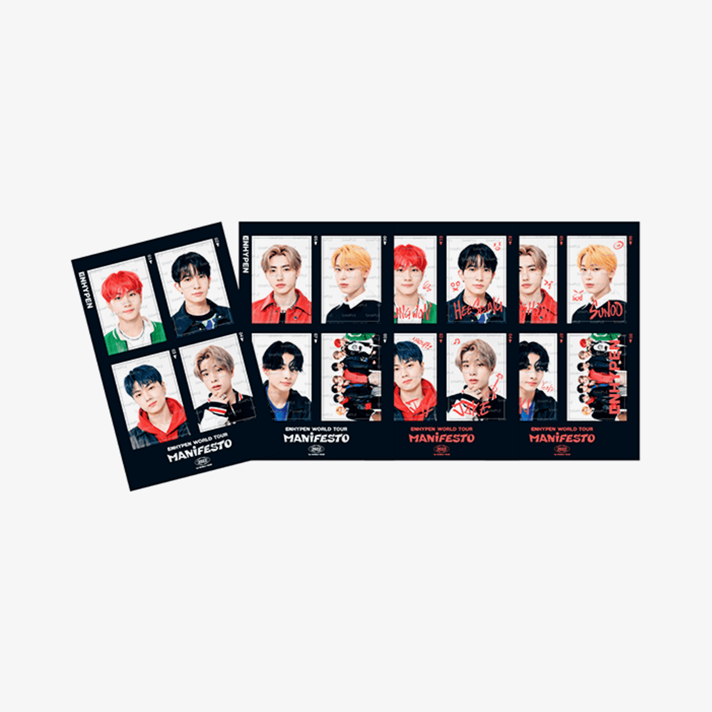 4 Cuts Sticker Set - MANIFESTO Tour Merch - KKANG